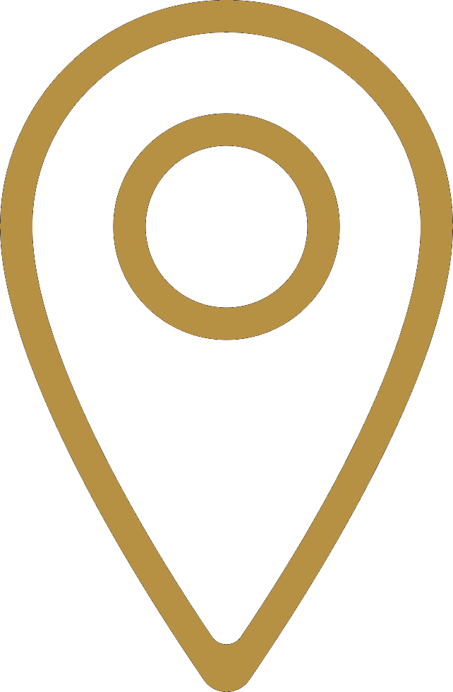gold map pin